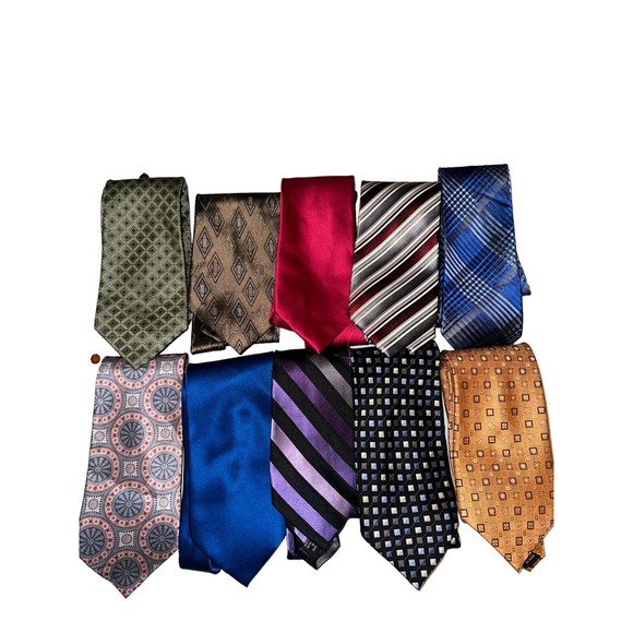 GEORGE tie lot of 10, 100% silk - Picture 1 of 5